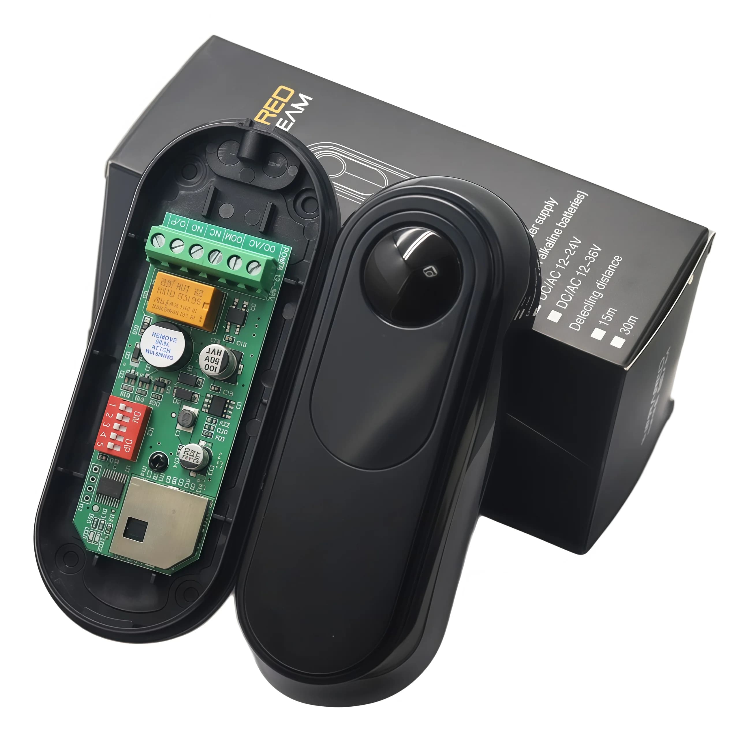 Sensori universali per cancelli scorrevoli Interruttori di sicurezza wireless Sensore di raggio di movimento per fotocellula a infrarossi per porte