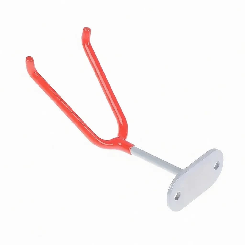 Red Spray Gun Support Bracket Wall Organizer Rack Anti Scratch Stand Tool Storage Hook Industrial Paint Application Gear
