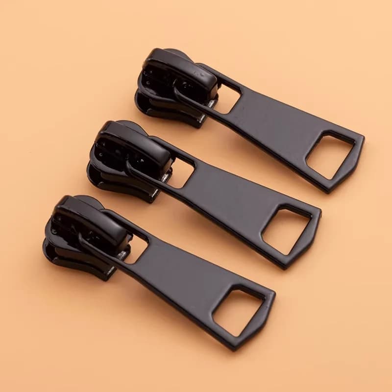 5Pcs Zipper Sliders 5# Universal,Replaceable for Down Jackets & Coats,Fits Metal & Resin Zippers