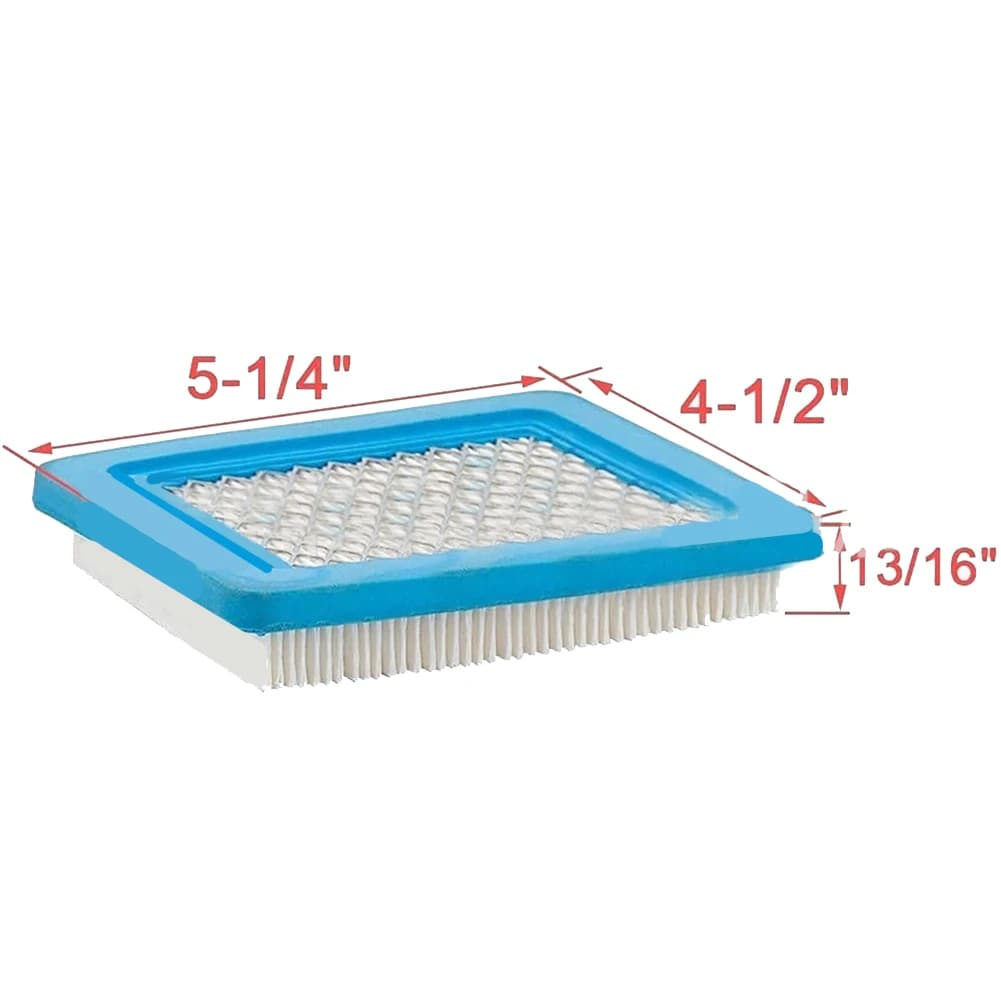 Set di 1 Elemento Filtrante 491588S 399959, Filtro Aria, Purificatore d'Aria, Accessori per Macchinari da Giardino per Motori Piccoli BS 3.5-6.5HP Quantum