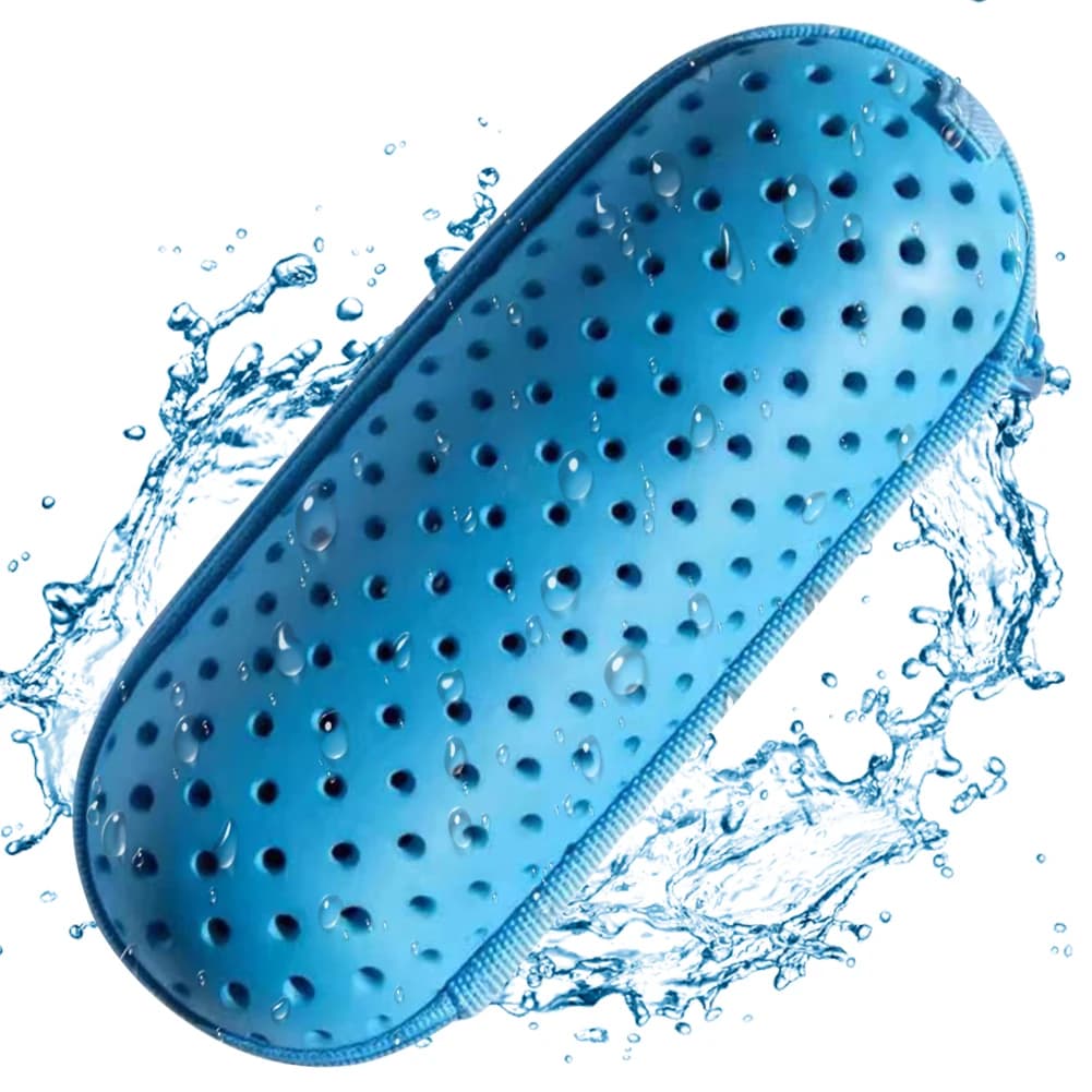 Scatola portaoggetti per occhiali da nuoto in EVA Custodia protettiva Scatola per occhiali morbida Borsa per occhiali da sole traspirante Protezione per occhiali da lettura Studenti