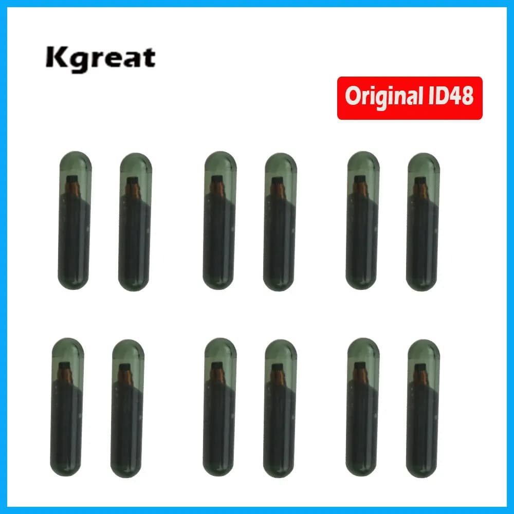 Chip transponder ID48 originale Chip chiave auto in vetro ID48 48 chip per VW Audi Skoda Honda per chiave remota auto