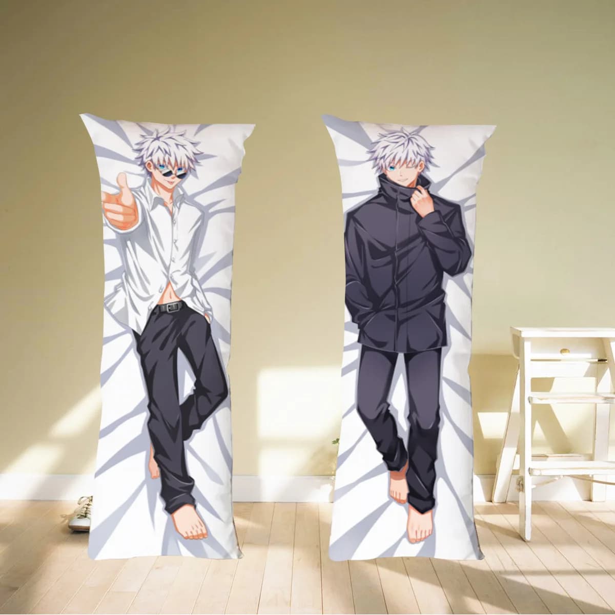 180cm Gojo Satoru Jujutsu Kaisen Dakimakura Anime Cosplay Hugging Body Cool Pillow Case Custom Double Side Print Pillow Case