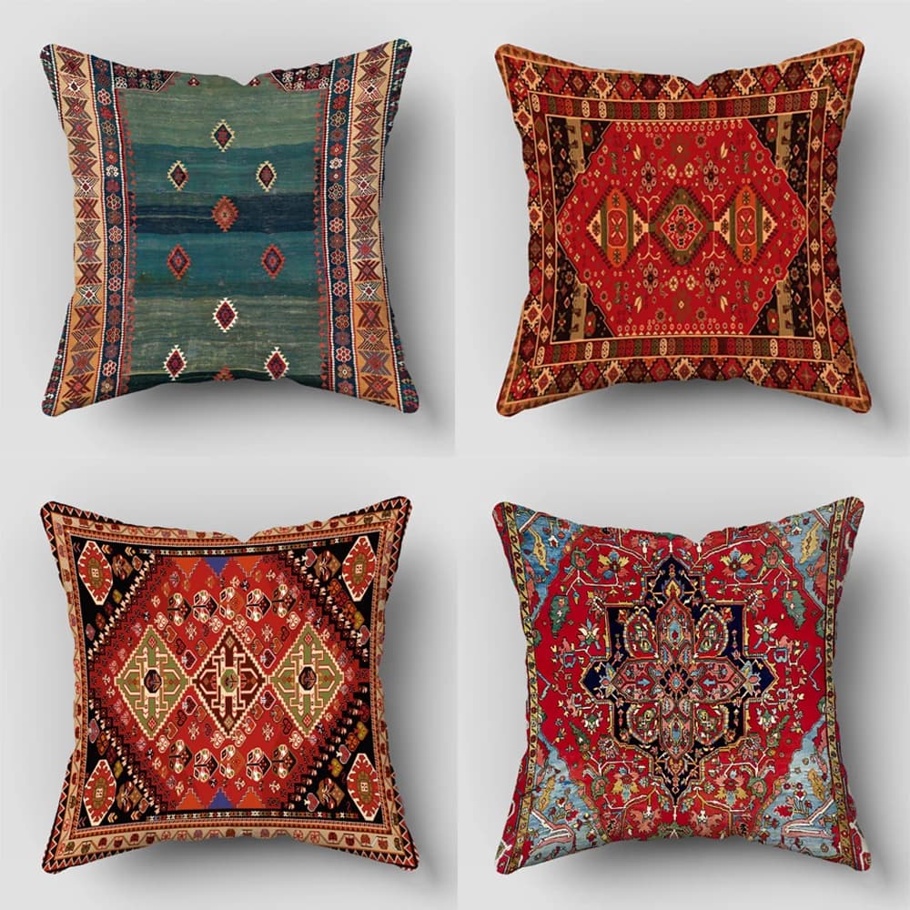 Persian carpet model federa living room sofa lining for pillow fashion decorative decorations for the house 45X45 cm two sides short plush