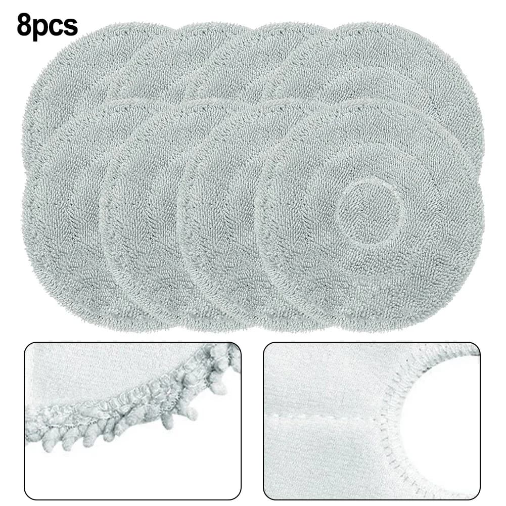 8 Pcs Mop Cloth For Cecotec For Conga M100 Spin AI Robot Vacuum Cleaner Mop Cloth Kit Vacuum Cleaner Cleaning Accessories