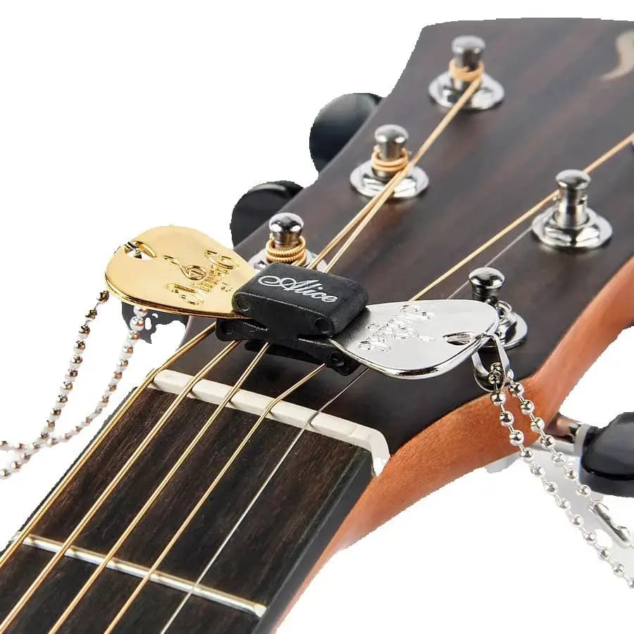 Black Rubber Guitar Picks Holder 5 Pcs/Set Pick Storage Holder Fix On Guitar Headstock for Guitar Bass Ukulele Guitar Parts
