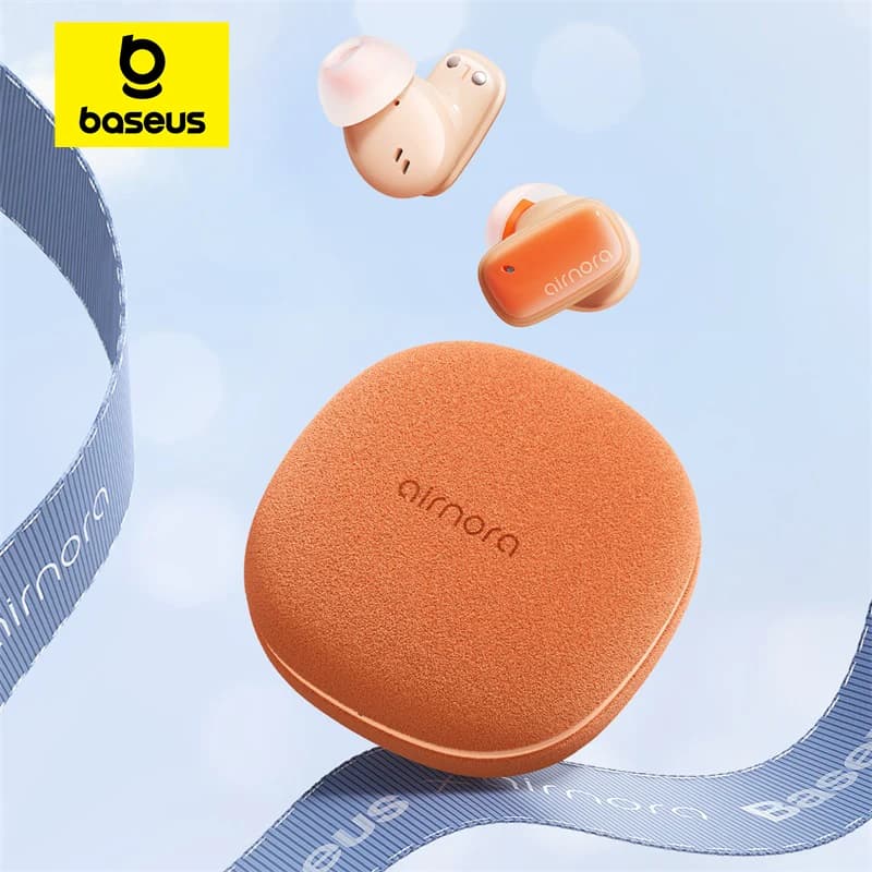 Auricolari True Wireless Baseus - Cancellazione del Rumore Profonda -42dB ANC Bluetooth 5.3 In-Ear con Ricarica Wireless 30 Ore di Autonomia