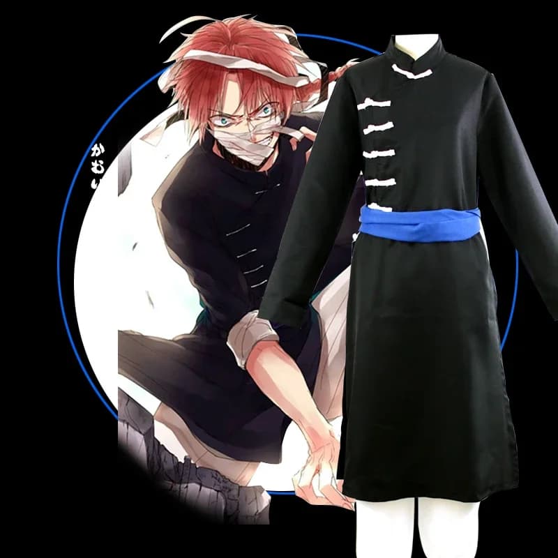 Entertainment Exhibition Anime GINTAMA COSPLAY Kamui Costumes for Halloween parties Set complete Dress + belt + trousers