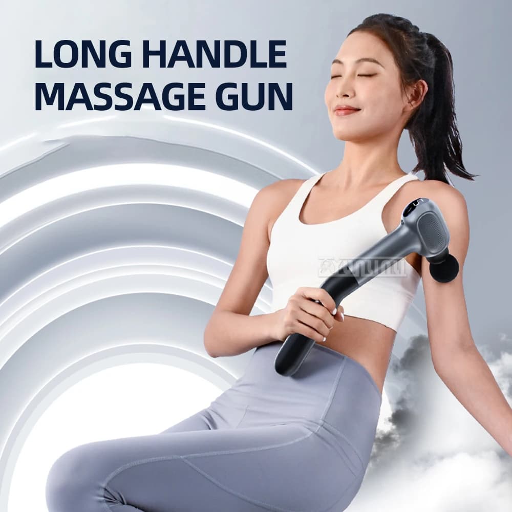 Electric massager with body massage gun