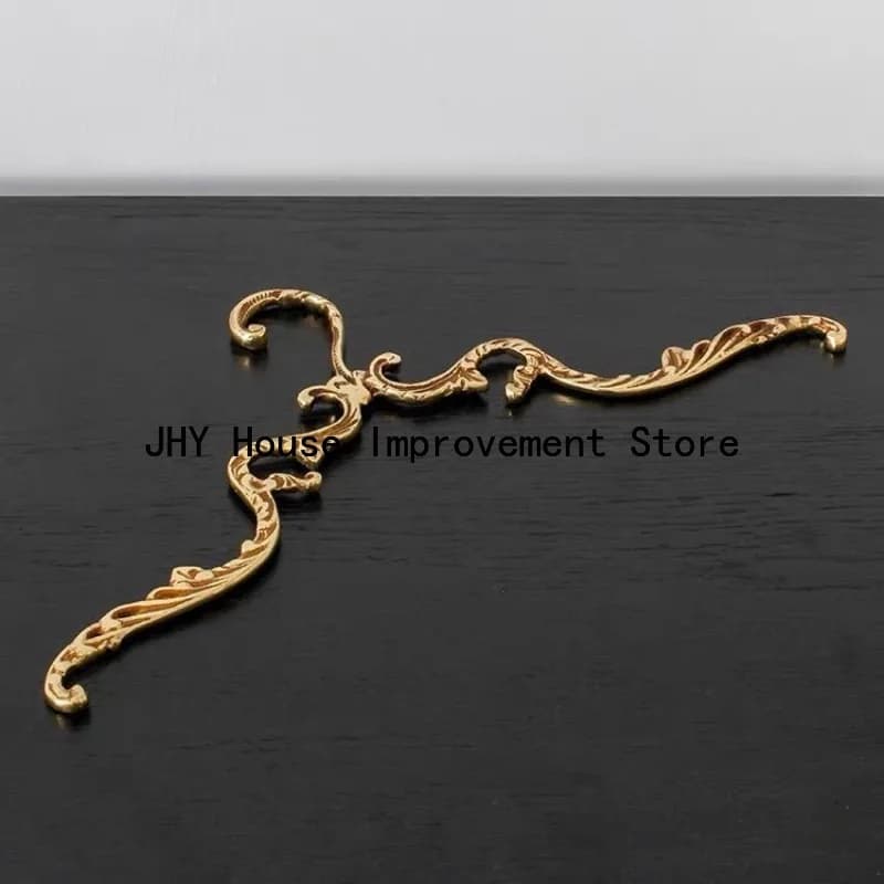 Dresses in Style French Palace, Clothes rack in Massiccio Brass, Robusti Dresses and Coats, Golden Decoration, Metal Clothes rack