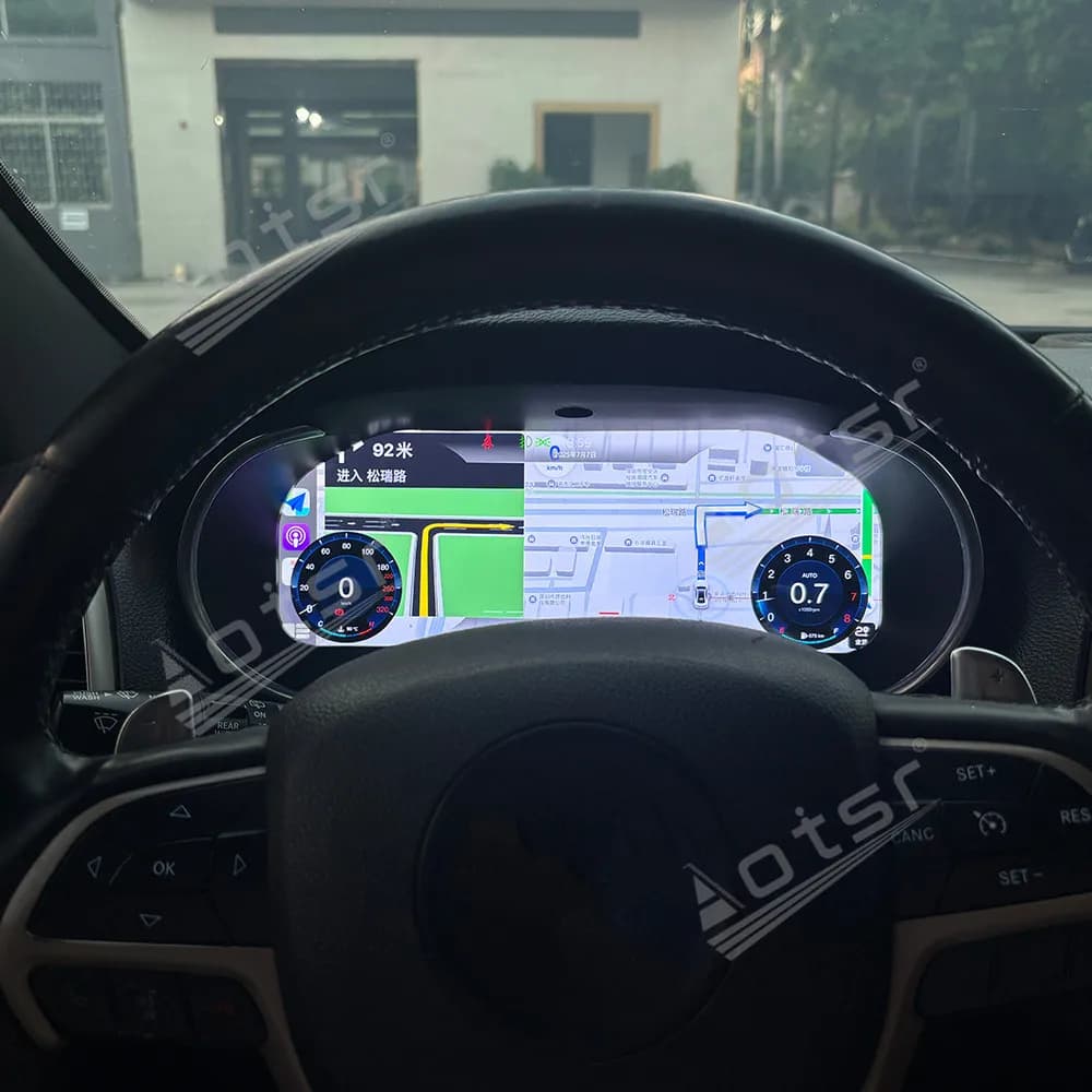 2026 Customized for Jeep Grand Cherokee, 2012-2018,LCD Instrument Panel, Digital Cluster, Speedometer Capsule, Carplay Function