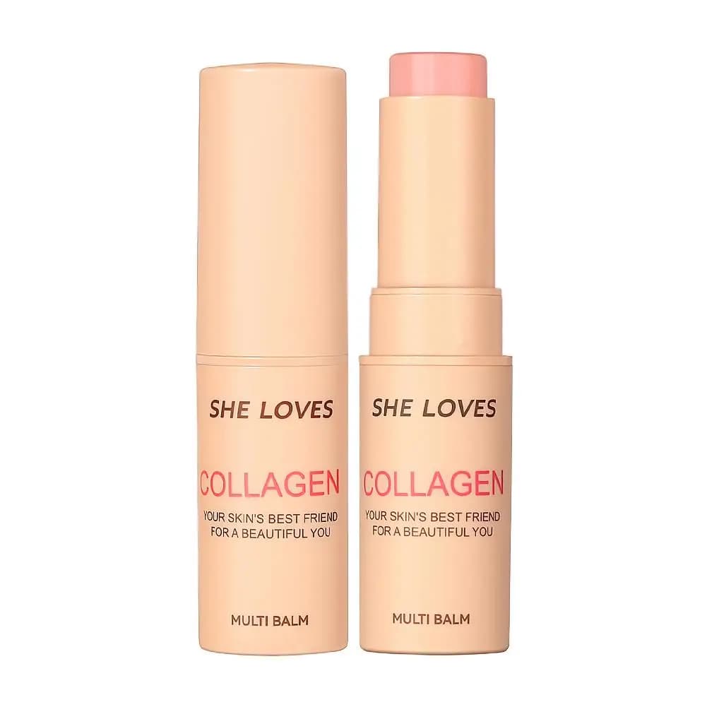 Collagen Moisturizing Essence Stick Bounce Multi Balm Tightens Smooths And Hydrates Compact Design For Portable On-The-Go Use