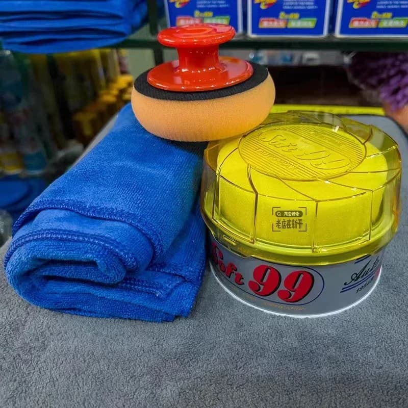 SOFT 99 Japan Car Solid Wax Polishing Scratch Wax decontaminazione Anti ossidazione lucidatura cera cura della vernice per auto