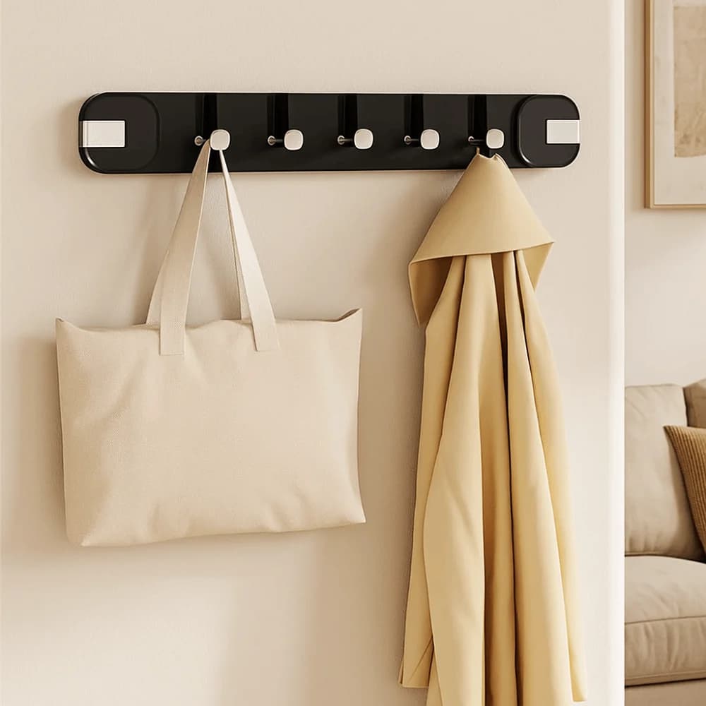 Gancio appendiabiti da bagno con ventosa, impermeabile, rimovibile, da appendere alla porta, creativo, resistente, porta chiavi
