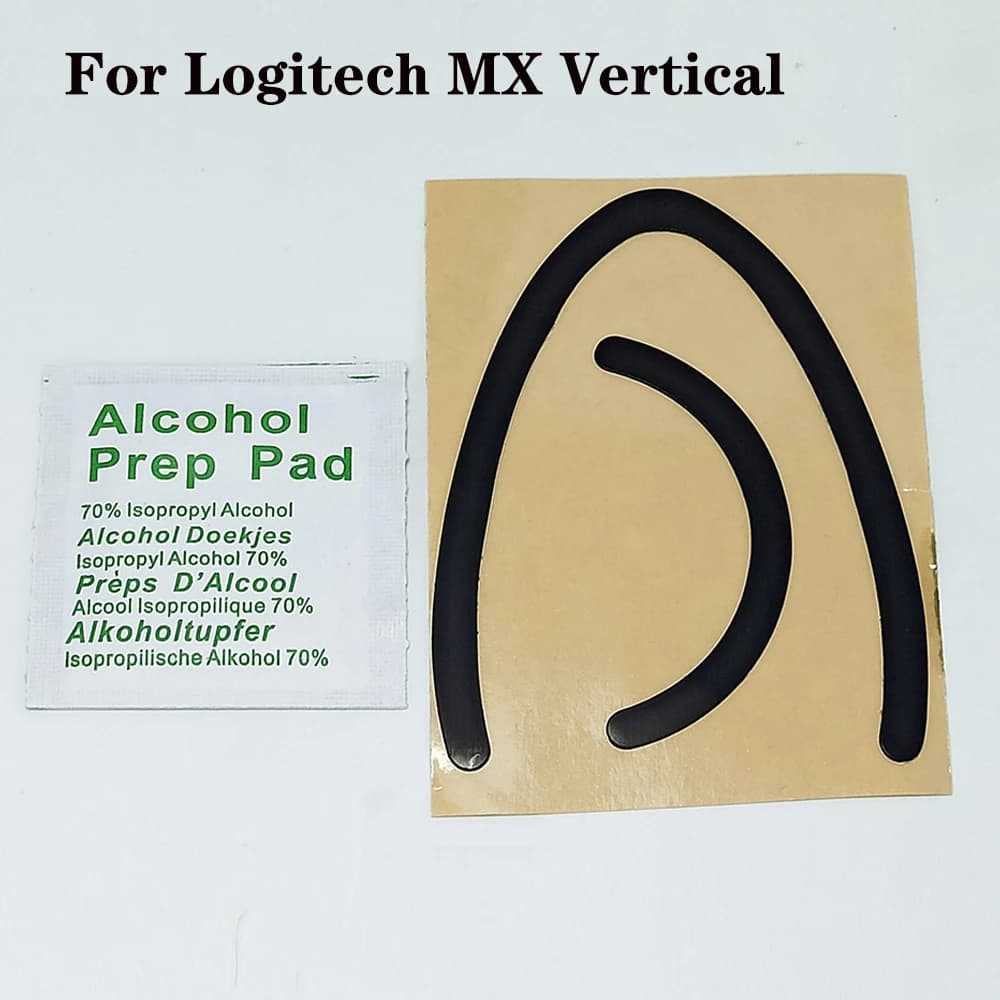 1 Set Piedini Del Mouse Glide Adesivo Bordo Curvo Pattini Per Logitech MX Verticale Gaming Piedini Del Mouse Pad Sostituzione Mouse Pattini