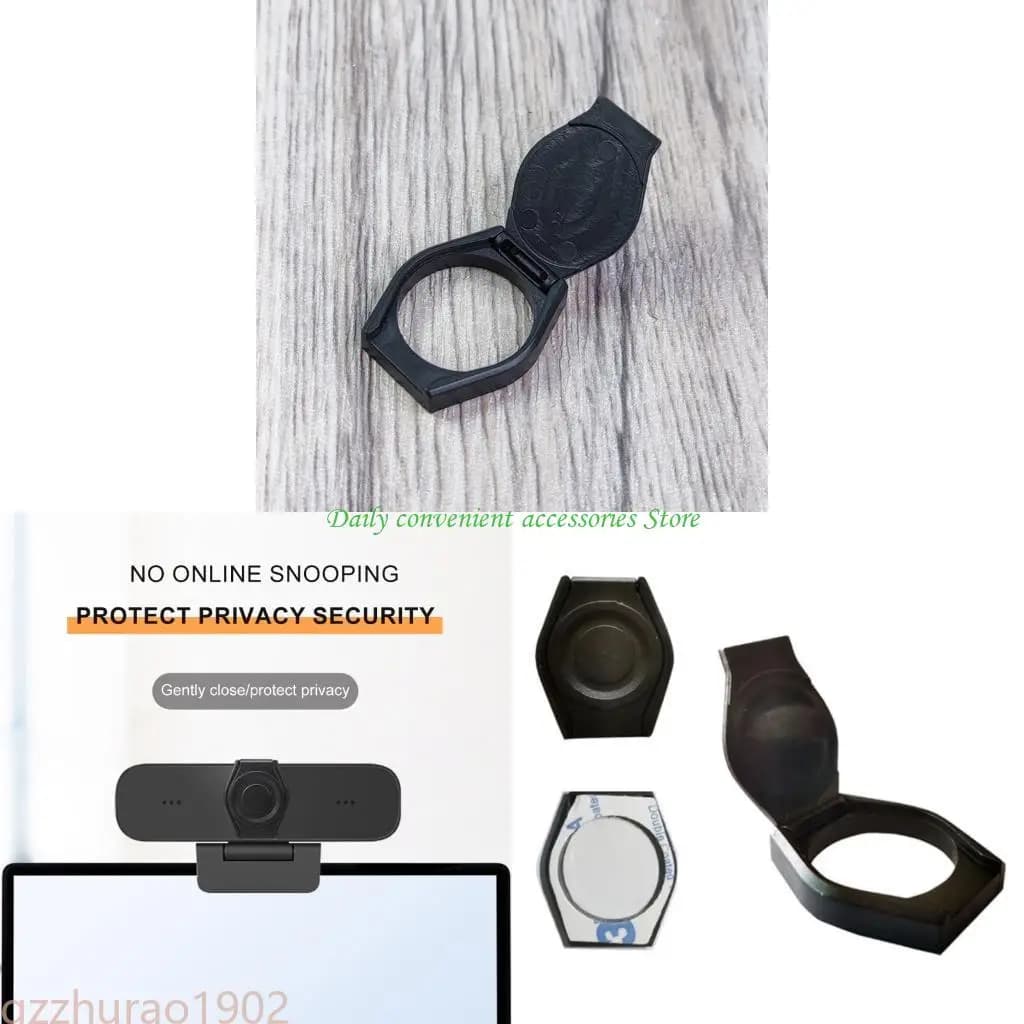 Universal cover for the privacy of the round webcam for laptops and tablets, protects from hacking and guarantees privacy