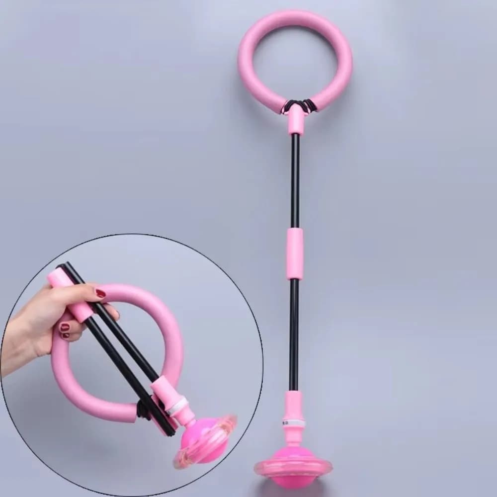 Palla da Salto Flash Jumping Rope in PVC, Palla da Salto per Caviglia, Giochi Unisex per Genitori e Figli, Allenamento di Reazione e Forza per Bambini con un Solo Piede