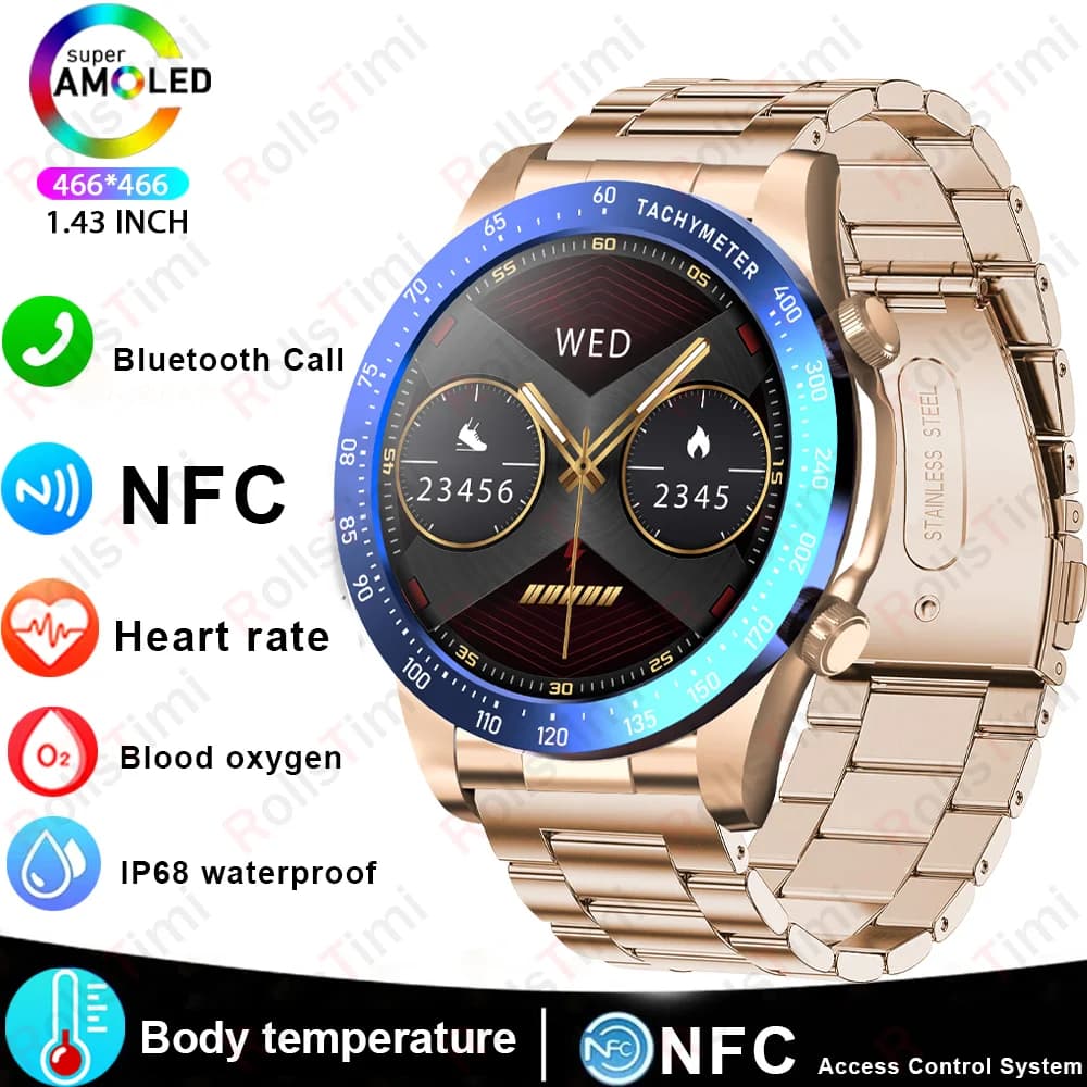 Nuovo Smartwatch G30 2026 con Schermo AMOLED HD da 1,43 Pollici, Supporta Chiamate Bluetooth, Rilevamento Salute, Sonno e Frequenza Cardiaca