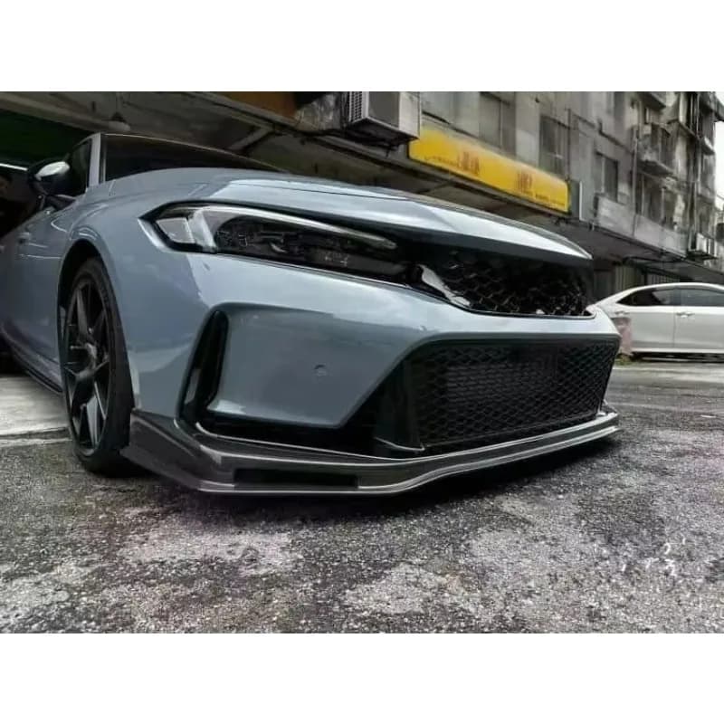 2022+ Model R FL5 Front Lip Carbon Fiber Front Bumper Lip Diffuser SPOON Style for Honda Civic Type R Model Customized！！