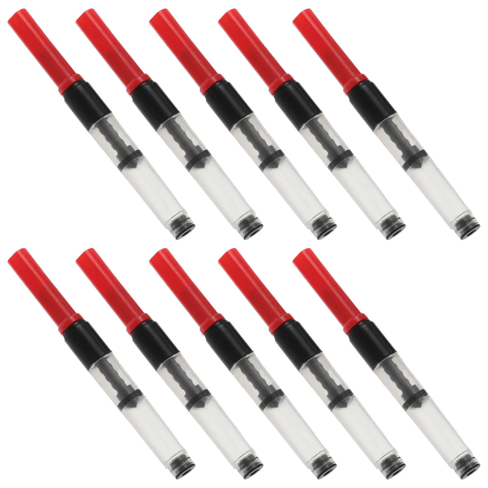 10Pcs Fountain Pen Ink Converter Universal Twist Mechanism Ink Absorber Precision Filling Tool for Refillable Writing Pens