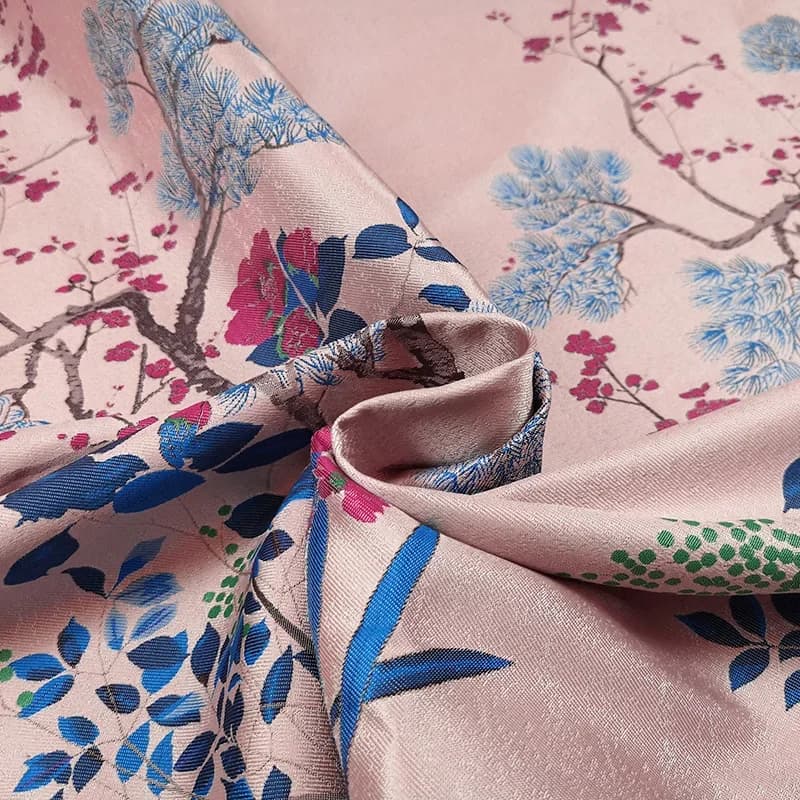 Yarn-dyed Jacquard Brocade Fabric Spring Autumn for Dress Windbreaker Cheongsam Clothing Cloth Material Diy Sewing By The Yard