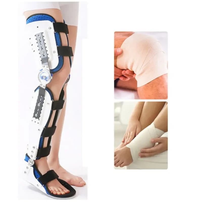 Orthopaedic support for knee joint relief from joint pain adjustable knee brace ankle protection for bone orthodox legs ligament