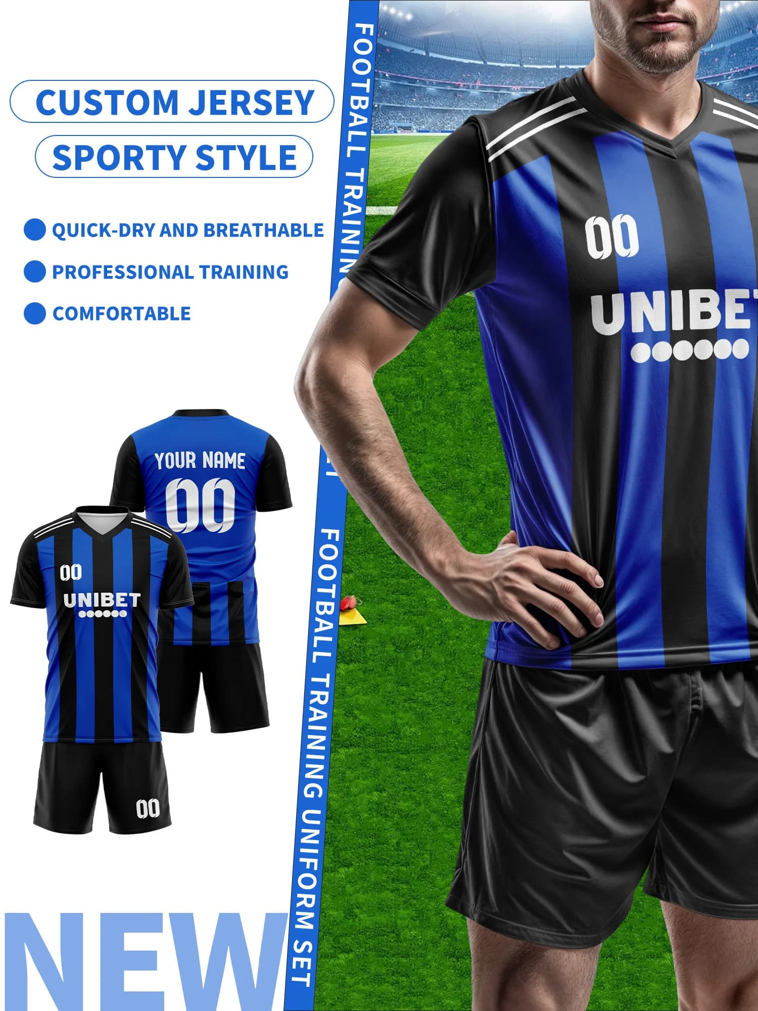 Custom football shirt, custom football shirt with name and number, uniform football gift for the team, professional football shirt
