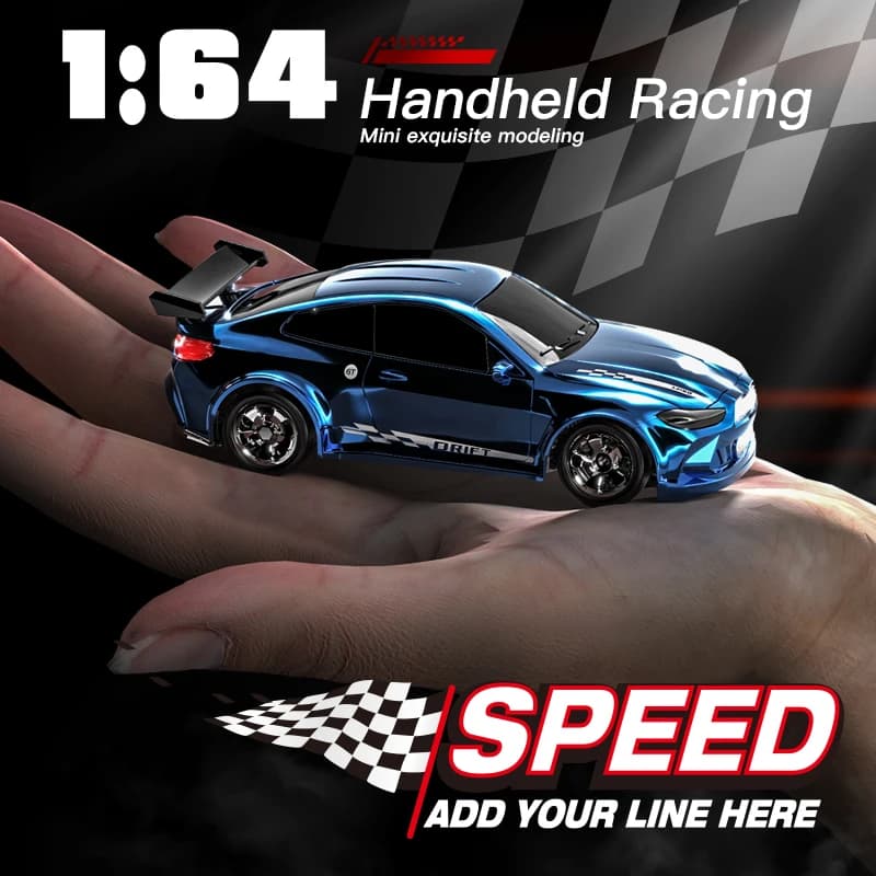 1:64 Mini RC Car 4WD Remote Control Racing Drift Car Children's Supercar Vehicle Toys Desktop High Speed RC Cars Boys Race Game