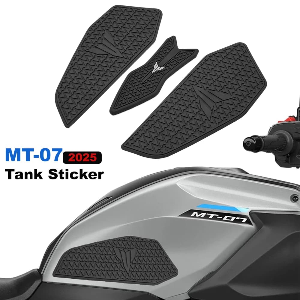 Per MT07 MT 07 MT-07 mt07 2025 Moto MT-07 2025 Gomma Rilievo del Carro Armato Della Protezione Della Decalcomania Gas Ginocchio Grip