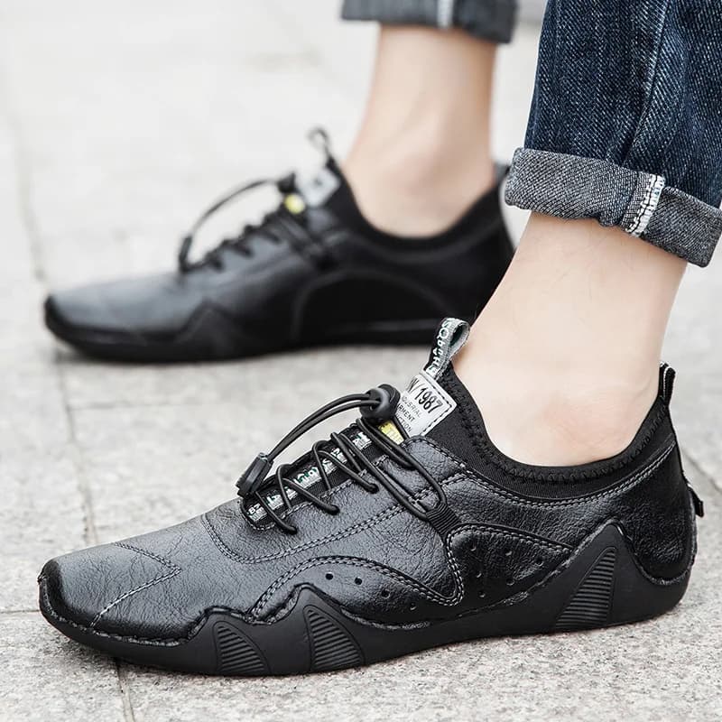 Sneakers Casual in Pelle da Uomo, Scarpe da Guida 2026 Nuova Moda Impermeabili, Mocassini Eleganti di Lusso Doug da Uomo, Calzature