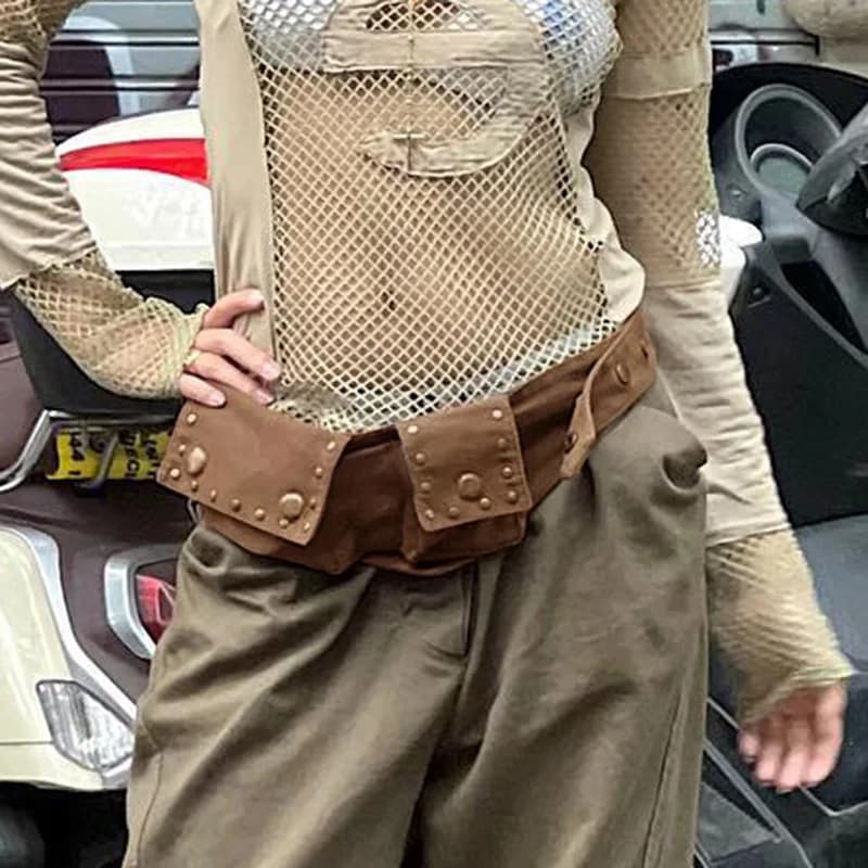 Marsupio Punk, Borsa da Cintura, Borsa a Tracolla, Marsupio Porta Telefono, Marsupio da Gamba, Marsupio da Donna, Sacca Banana