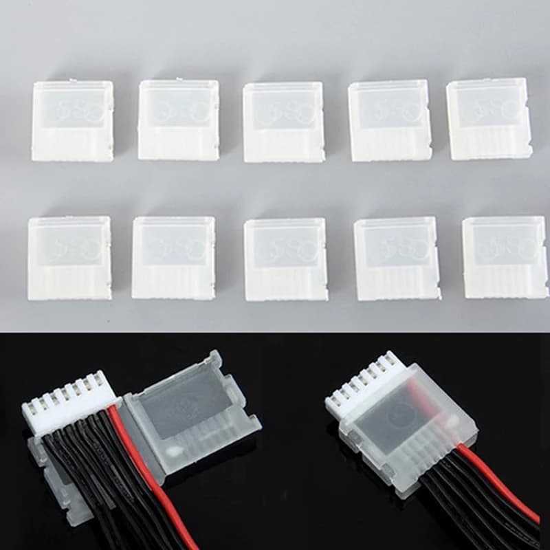 10 pz AB Clip 2S 3S 4S 5S 6S protezione della testa per batteria Lipo JST-XH Balance Wire Protection Plug Savers connettore parti RC fai da te