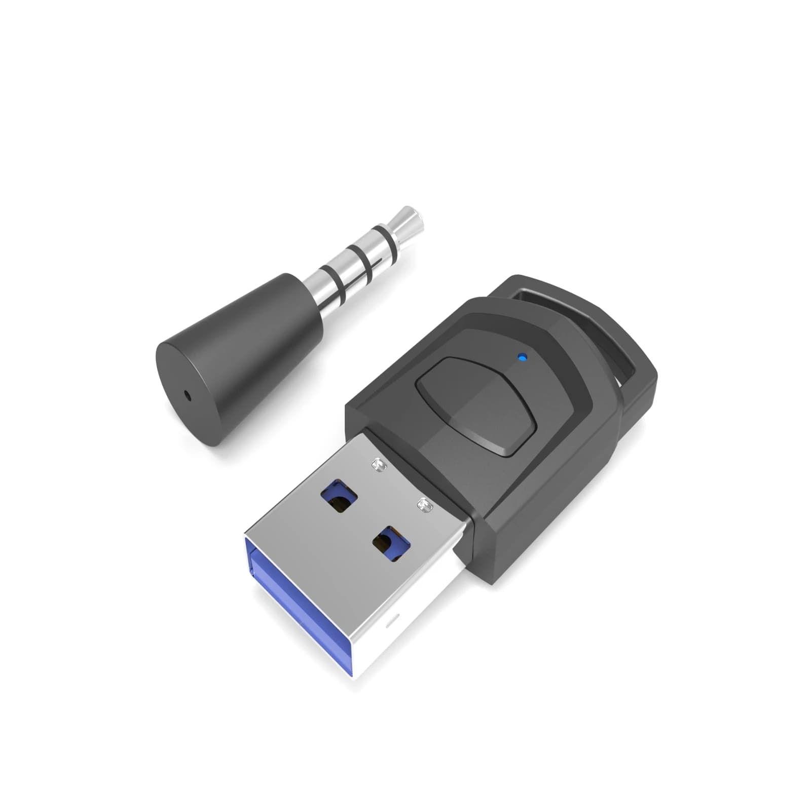 Ricevitore adattatore per cuffie audio per giochi wireless per console di gioco PS5/PS4 Cuffie per PC Trasmettitore audio Bluetooth5.0 Accessorio per giochi