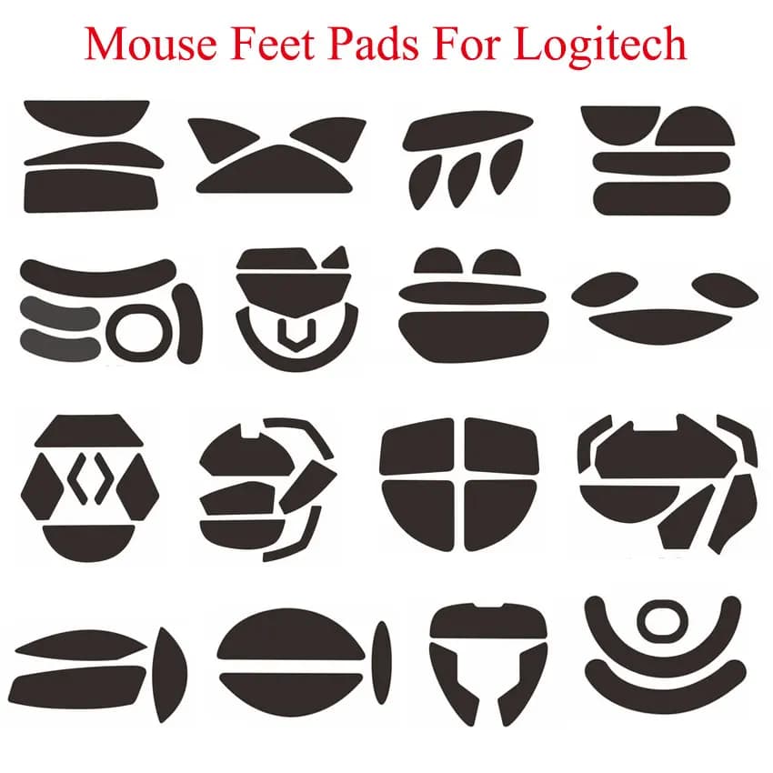 1Set Esports Mouse Pattini Piedi per logitech G Pro G502 Wireless G9 G9X G602 G402 G403 G900 G300 G500 M720 Connettore