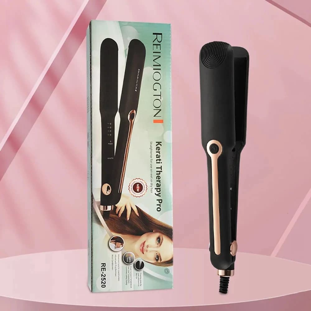 Professional hair plate Ceramic hair plate with negative ions Wide plate at adjustable temperature