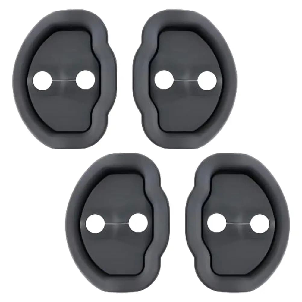 Set di 4 Protezioni in Silicone per Serrature Auto, Copri-Chiusure Universali, Riduzione del Rumore, Protezione per Serrature Auto