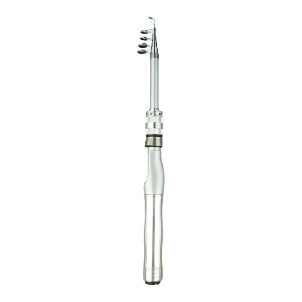 Canna da Pesca Portatile in Carbonio 1.6m 1.8m 35cm Retrattile con Impugnatura Estesa per Viaggi, Escursionismo, Pesca in Acqua Dolce, Spigola e Trota