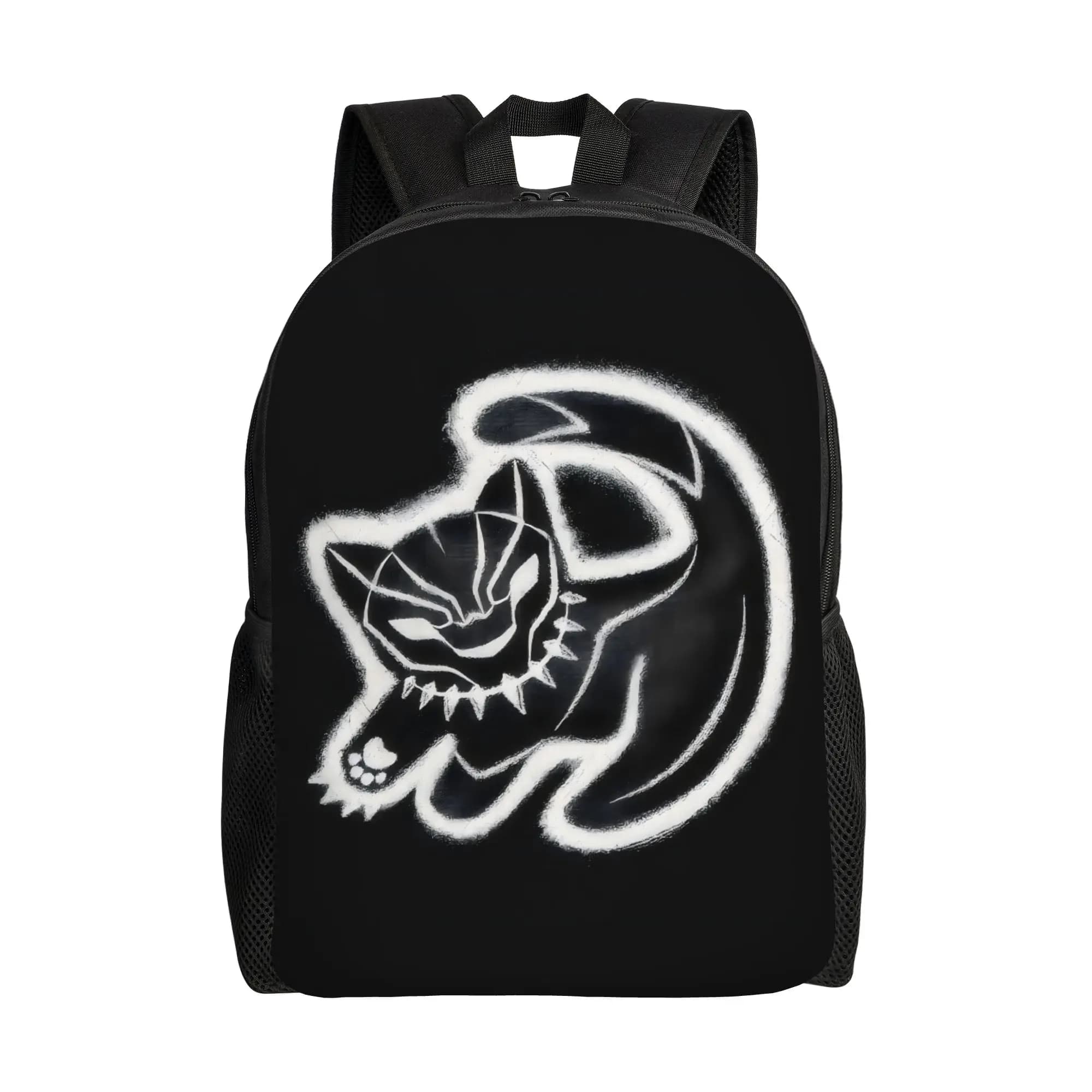 Zaino per il ritorno a scuola con motivo Black Panther in versione bianco e nero, zaino Marvel per coppie