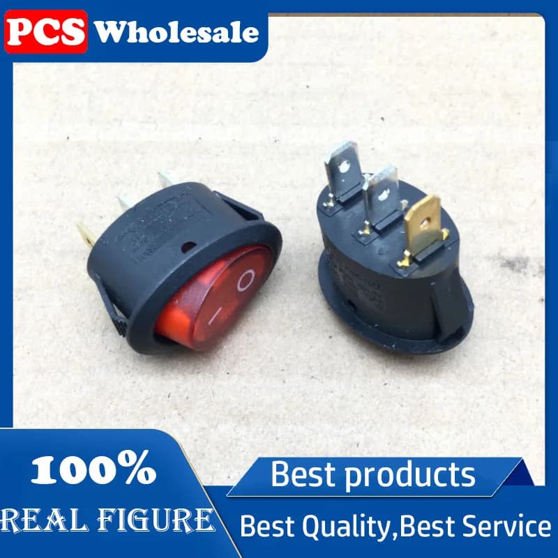 RS601 6A250V electric kettle electric kettle three pin switch lifting plate with light