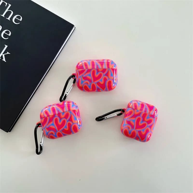 Custodia morbida Love a schermo intero per AirPods 4 3 2 1 Custodia protettiva per cuffie Custodia protettiva per Airpods Pro2 Custodia morbida per pellicola 2025