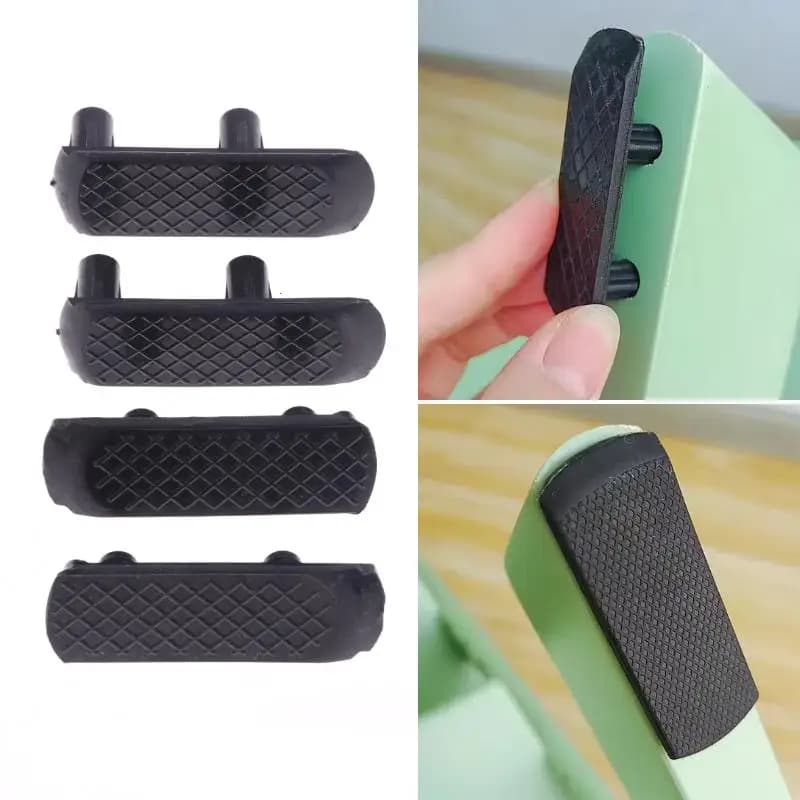 2/4 pezzi poggiapiedi antiscivolo per sedia per la crescita dei bambini universale per accessori Stoke guarnizione per gamba del tavolo da pranzo per bambini