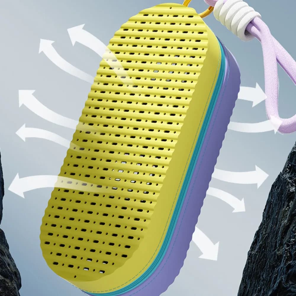 Custodia Portatile con Cerniera per Occhialini da Nuoto, Morbida e Impermeabile, Traspirante con Foro di Drenaggio, Scatola in Silicone per Occhiali