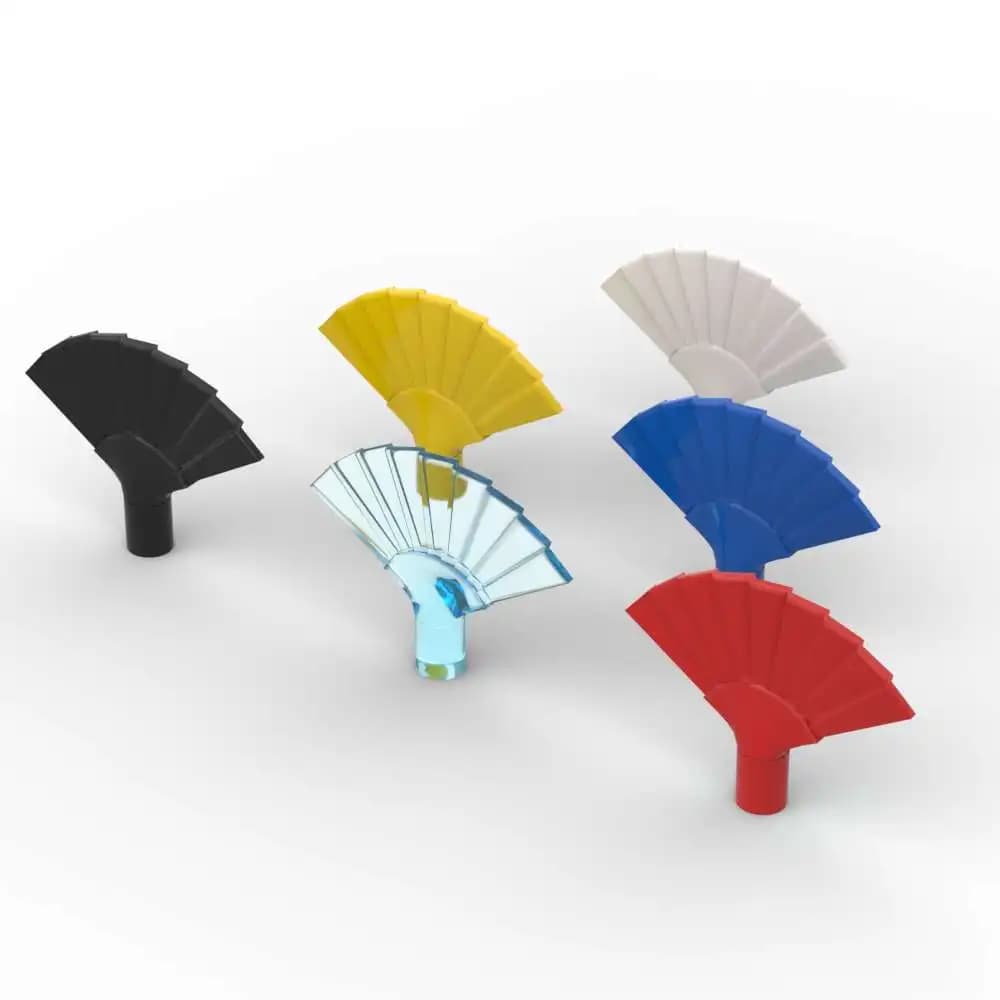 MOC 10 PZ 93553 Utensile Ventilatore A Mano Building Blocks Kit Attrezzature Palmare Puntelli Particelle Assemblare Giocattoli FAI DA TE Per Bambini Regali Di Compleanno