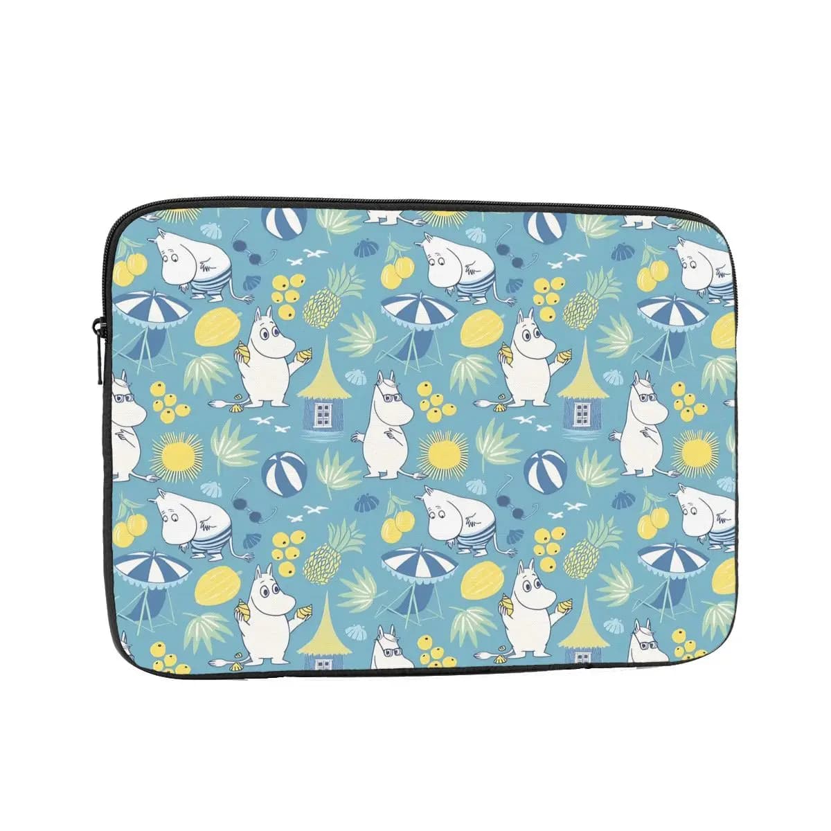 Moomins Pattern Laptop Bag Case for Macbook Air Pro 12 13 15 17 Inch Notebook Sleeve Case Cartoon Shockproof Case Bag