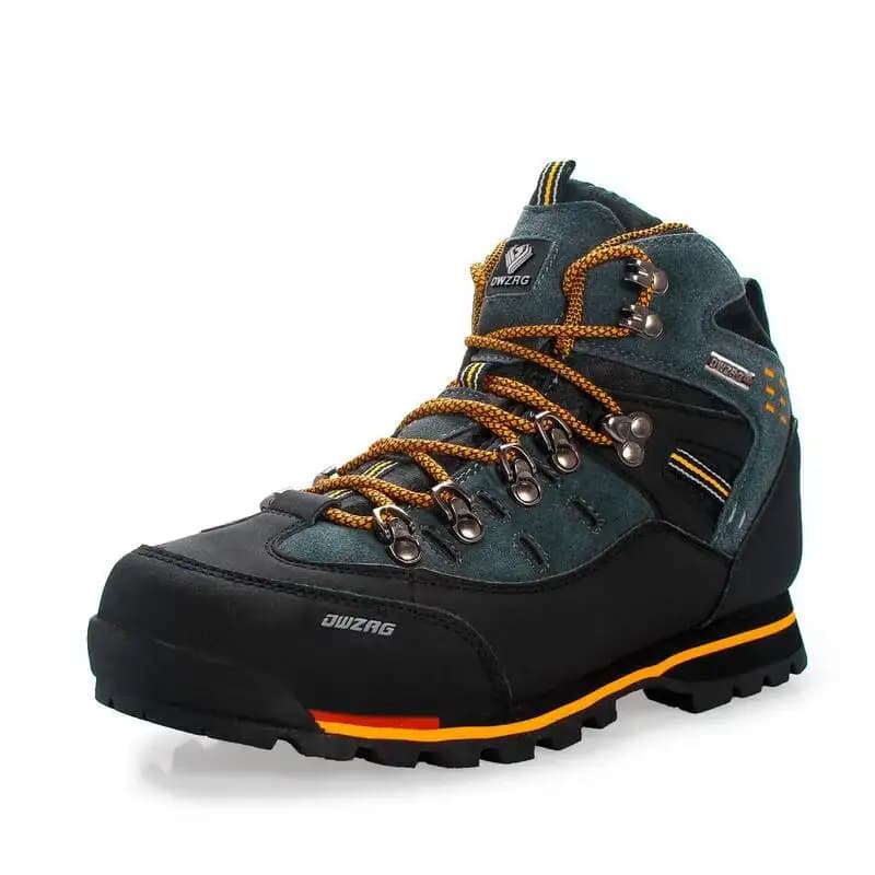 Scarpe da trekking impermeabili in pelle per arrampicata e pesca, nuove scarpe outdoor popolari da uomo, stivali invernali alti, zapatillas hombre