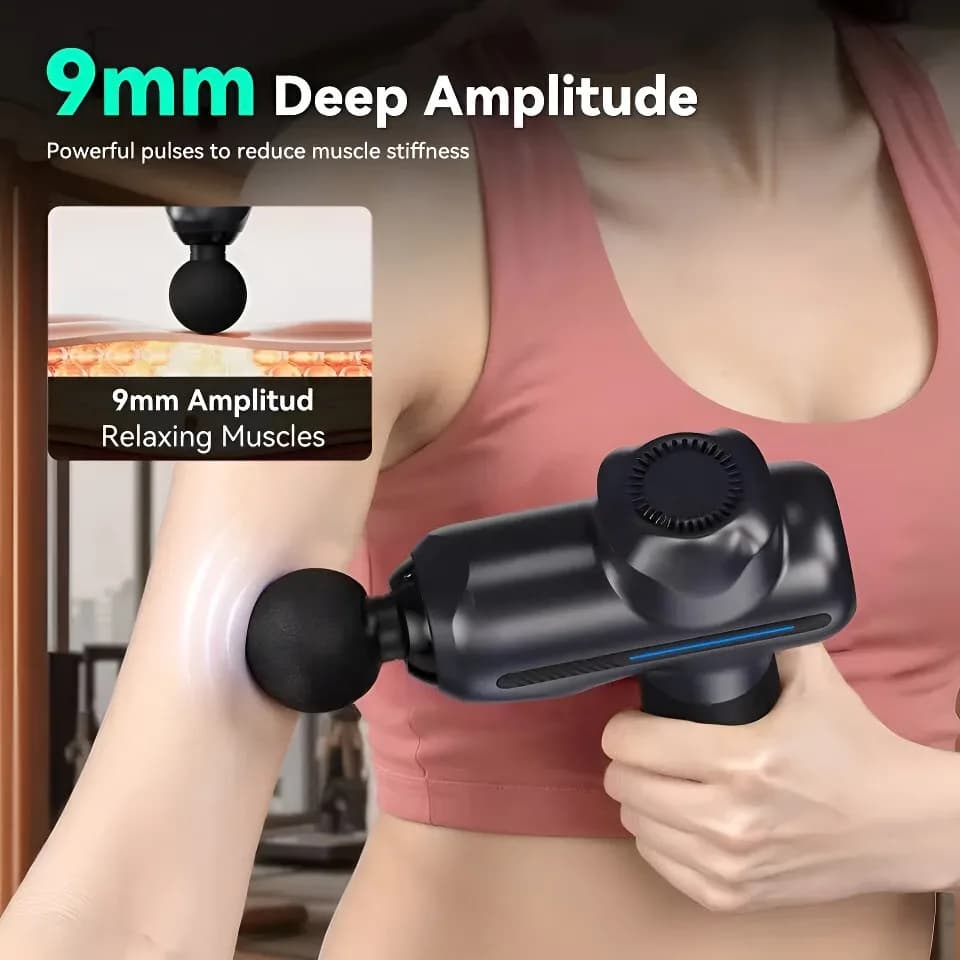 New Portable Mini Muscle Massage Gun Vibration Massage Gun Body Collo Mal Back Lift from gout Deep muscle relaxation Massage tools