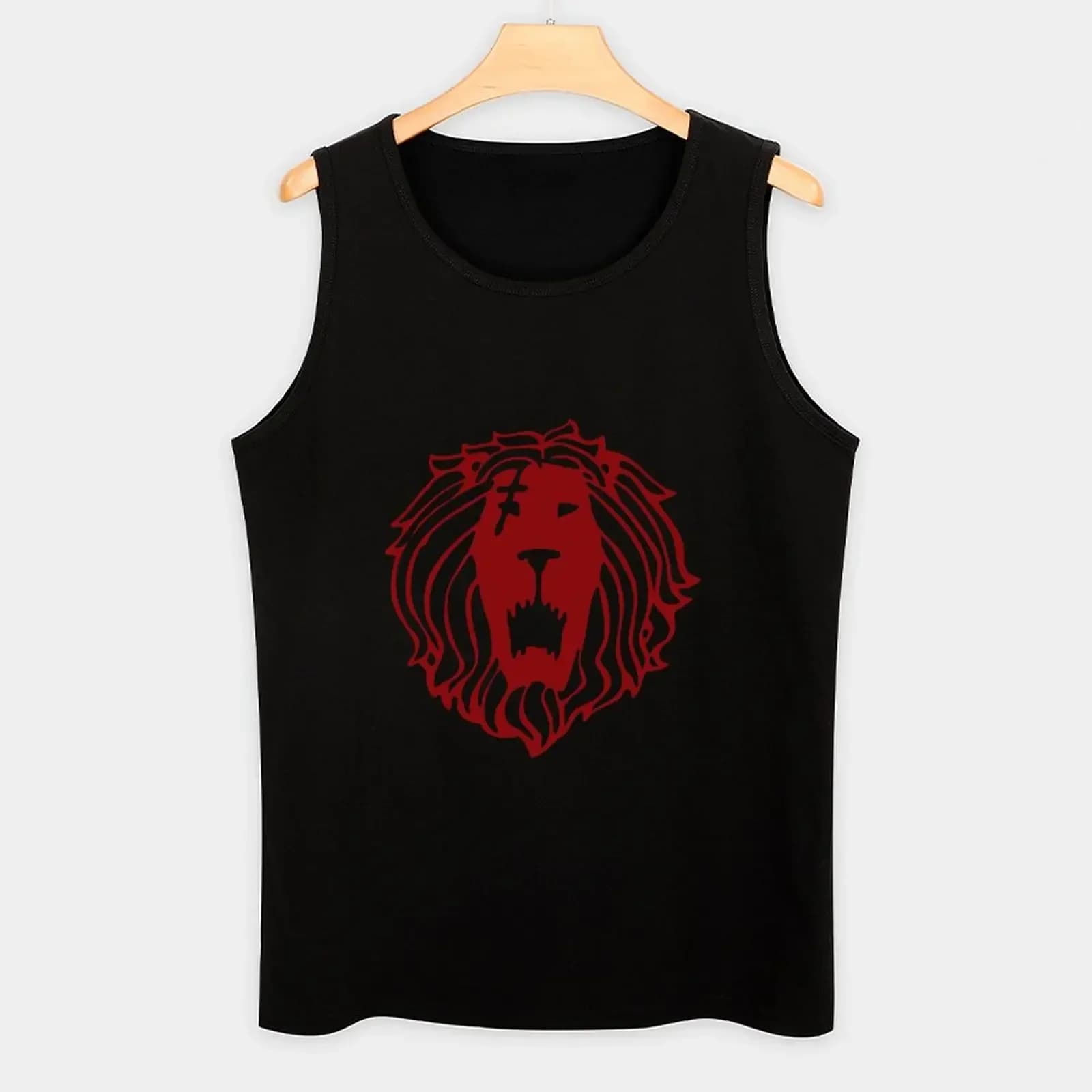 Nuova maglietta senza maniche Escanor Symbol Tank Top da uomo, t-shirt senza maniche per uomo, abbigliamento da uomo in stile lussuoso