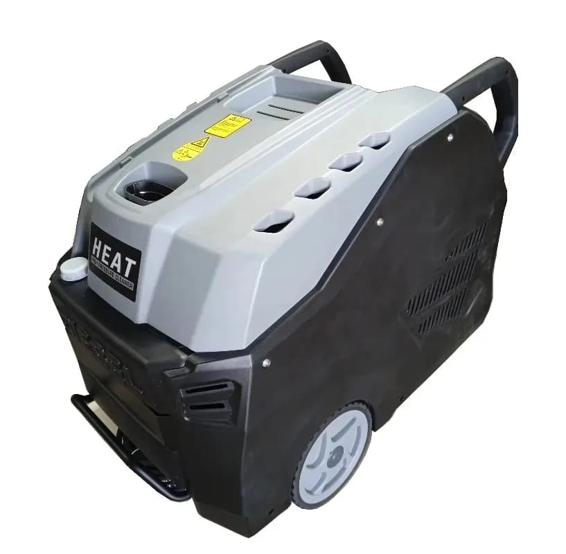 Industrial 7.3KW Diesel Heat High Pressure Steam Cleaning Machine 2900psi 200bar Hot Water Jetter Washer Pump with Pressure Gun