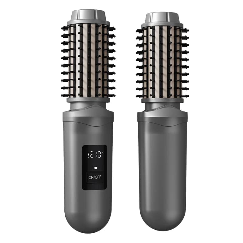 New straight hair comb USB wireless negative ion non damaging hair straightener portable dual purpose curling hair comb
