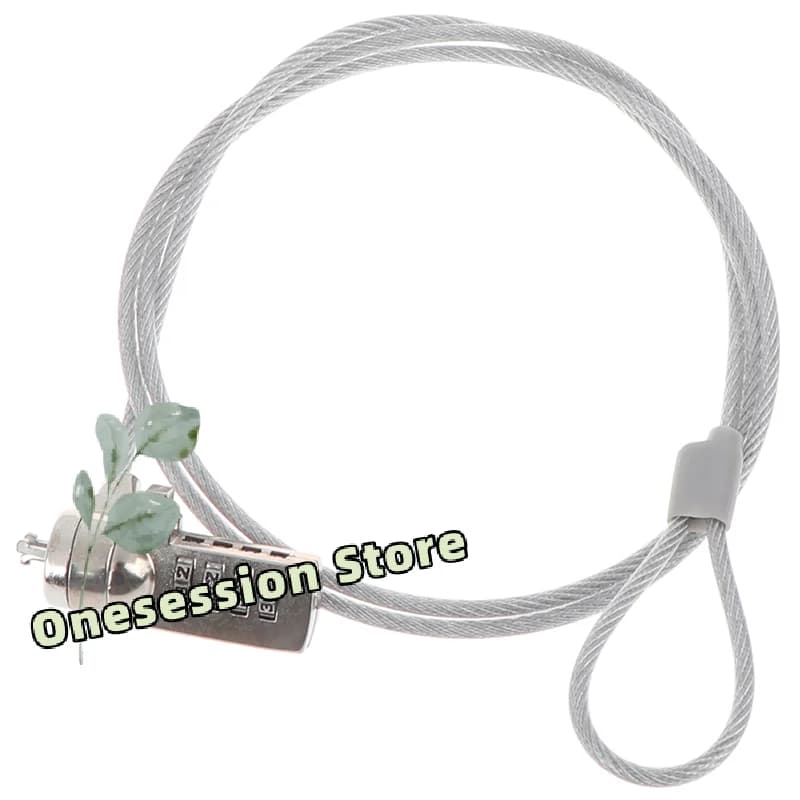 4 Digit security password computer lock anti-theft chain for notebook pc laptop
